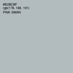 #B2BCBF - Pink Swan Color Image